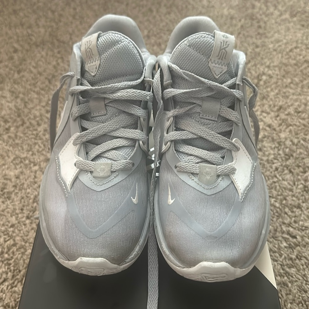 Women’s, Men’s Kyrie basketball shoes.